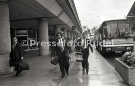 15.09.92 Ankunft Leeds United Flughafen Stuttgart
