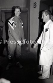 22.01.94 Pressekonferenz Oliver M&ouml;ller Hamburger SV nach Attenat in Stuttgart