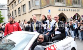 25.05.25 VfB Stuttgart Feier und Autokorso DFB-Pokal Sieg Stuttgart Schlossplatz