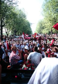 17.05.1992 VfB Stuttgart Meisterschaft Autokorso