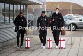 23.01.22 VfB Stuttgart Abflug Trainingslager Marbella