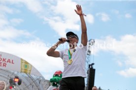 25.05.25 VfB Stuttgart Feier und Autokorso DFB-Pokal Sieg Stuttgart Schlossplatz