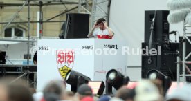 25.05.25 VfB Stuttgart Feier und Autokorso DFB-Pokal Sieg Stuttgart Schlossplatz