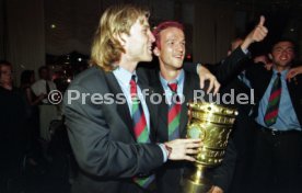 14.06.97 VfB Stuttgart Party DFB-Pokal Sieg 1997