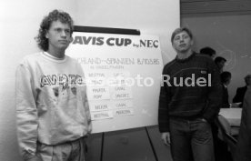 10.03.85 Tennis Davis Cup Deutschland - Spanien<