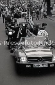 26.05.1984 VfB Stuttgart Meisterschaft 1984 Autokorso Bad Cannstatt