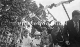 21.06.87 Stuttgarter Kickers Empfang DFB-Pokal Finale 1987