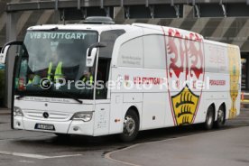 25.05.25 VfB Stuttgart Ankunft Flughafen Stuttgart aus Berlin DFB-Pokal Sieg