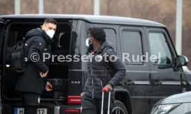 23.01.22 VfB Stuttgart Abflug Trainingslager Marbella