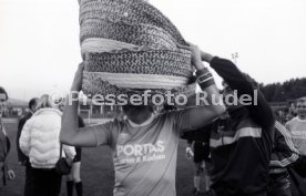 16.10.85 Vorstellung WM M&uuml;nzen 1986 und Prominentenspiel