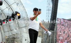 25.05.25 VfB Stuttgart Feier und Autokorso DFB-Pokal Sieg Stuttgart Schlossplatz