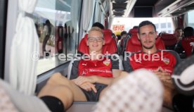 VfB Stuttgart Vorstellung Neuer Mannschaftsbus