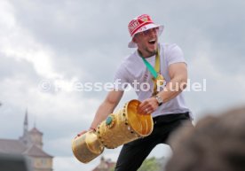 25.05.25 VfB Stuttgart Feier und Autokorso DFB-Pokal Sieg Stuttgart Schlossplatz