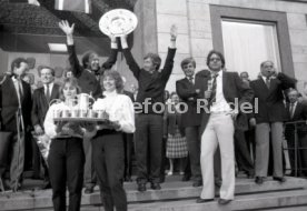 26.05.1984 VfB Stuttgart Meisterschaft 1984 Empfang Rathaus