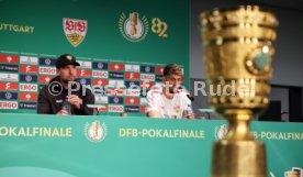 23.05.25 VfB Stuttgart Pressekonferenz DFB-Pokal Finale 2025 Berlin