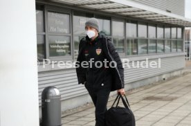23.01.22 VfB Stuttgart Abflug Trainingslager Marbella