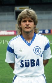 28.06.88 Karlsruher SC Fototermin Saison 1988/1989