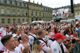 25.05.25 VfB Stuttgart Feier und Autokorso DFB-Pokal Sieg Stuttgart Schlossplatz