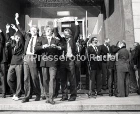 26.05.1984 VfB Stuttgart Meisterschaft 1984 Empfang Rathaus