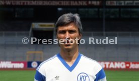 28.06.88 Karlsruher SC Fototermin Saison 1988/1989