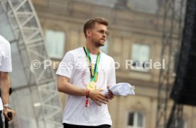 25.05.25 VfB Stuttgart Feier und Autokorso DFB-Pokal Sieg Stuttgart Schlossplatz
