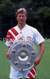10.07.1992 VfB Stuttgart Fototermin Meisterschaft
