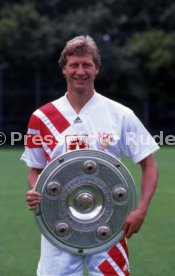 10.07.1992 VfB Stuttgart Fototermin Meisterschaft