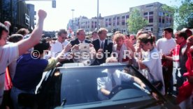 17.05.1992 VfB Stuttgart Meisterschaft Autokorso