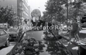 17.05.1992 VfB Stuttgart Meisterschaft Autokorso