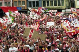 15.06.97 VfB Stuttgart Empfang am Rathaus DFB-Pokal Sieg 1997