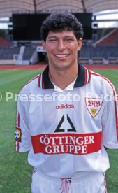 08.07.97 VfB Stuttgart Fototermin Saison 1997/1998