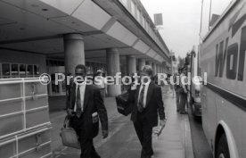 15.09.92 Ankunft Leeds United Flughafen Stuttgart