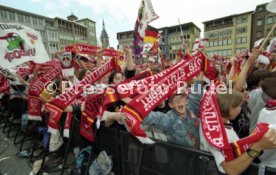 15.06.97 VfB Stuttgart Empfang am Rathaus DFB-Pokal Sieg 1997