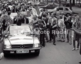 26.05.1984 VfB Stuttgart Meisterschaft 1984 Autokorso Bad Cannstatt