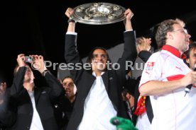 19.05.07 VfB Stuttgart Meisterschaft 2007 Empfang Schlossplatz