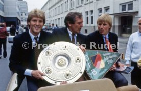 26.05.1984 VfB Stuttgart Meisterschaft 1984 Autokorso Bad Cannstatt