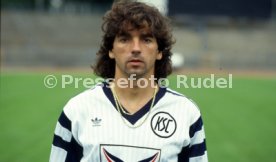 30.07.90 Karlsruher SC Fototermin Saison 1990/1991
