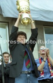 15.06.97 VfB Stuttgart Empfang am Rathaus DFB-Pokal Sieg 1997