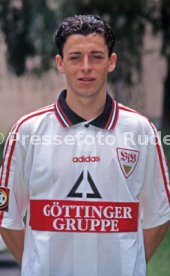 08.07.97 VfB Stuttgart Fototermin Saison 1997/1998