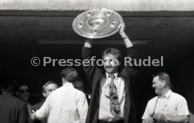 17.05.1992 VfB Stuttgart Meisterschaft Empfang im Stadion