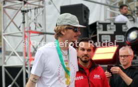 25.05.25 VfB Stuttgart Feier und Autokorso DFB-Pokal Sieg Stuttgart Schlossplatz