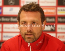 VFB Stuttgart Pressekonferenz mit Trainer Markus Weinzierl
