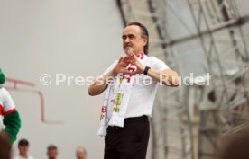 25.05.25 VfB Stuttgart Feier und Autokorso DFB-Pokal Sieg Stuttgart Schlossplatz