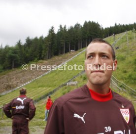VFB Stuttgart Fitnesstest Skisprungschanze