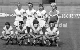28.06.88 Karlsruher SC Fototermin Saison 1988/1989