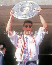 17.05.1992 VfB Stuttgart Meisterschaft Empfang im Stadion