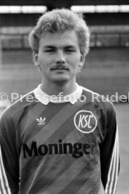 13.07.84 Karlsruher SC Fototermin 1984/1985