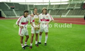 15.07.97 VfB Stuttgart Fototermin DFB-Pokal Sieger 1997