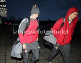 VfB Stuttgart Abflug ins Trainingslager La Manga Flughafen Stuttgart