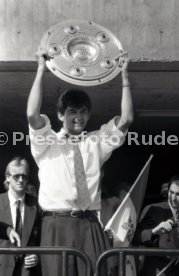 17.05.1992 VfB Stuttgart Meisterschaft Empfang im Stadion